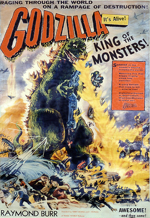 Godzilla 1954 movie poster