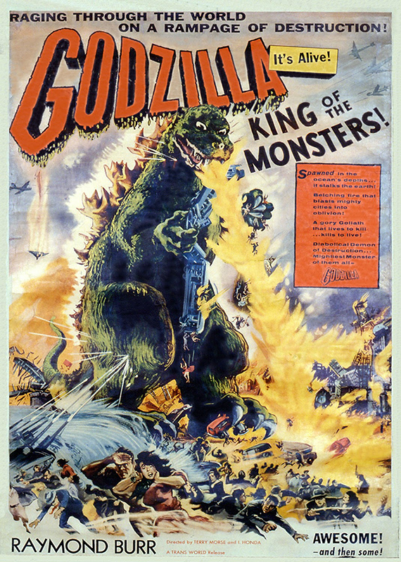 Godzilla movie poster